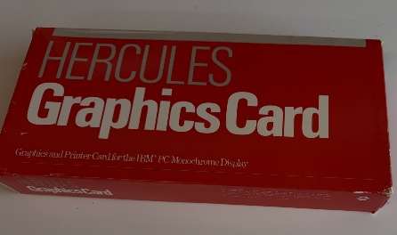 Hercules Graphics Card from Ohio donation