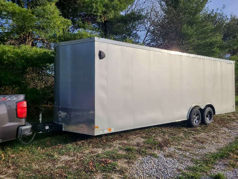 Museum cargo trailer exterior