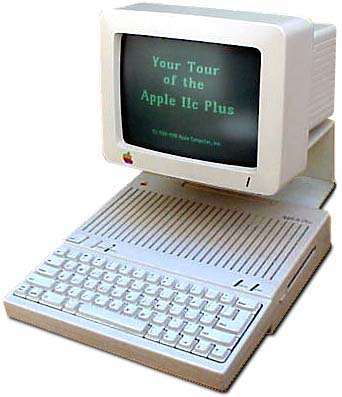Apple IIc Plus with monitor