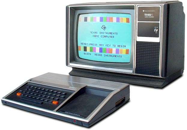 TI 99/4 with monitor
