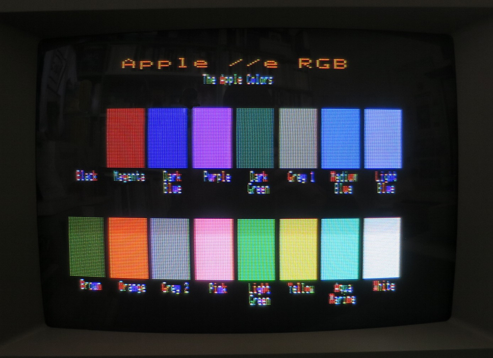 Apple IIe color monitor